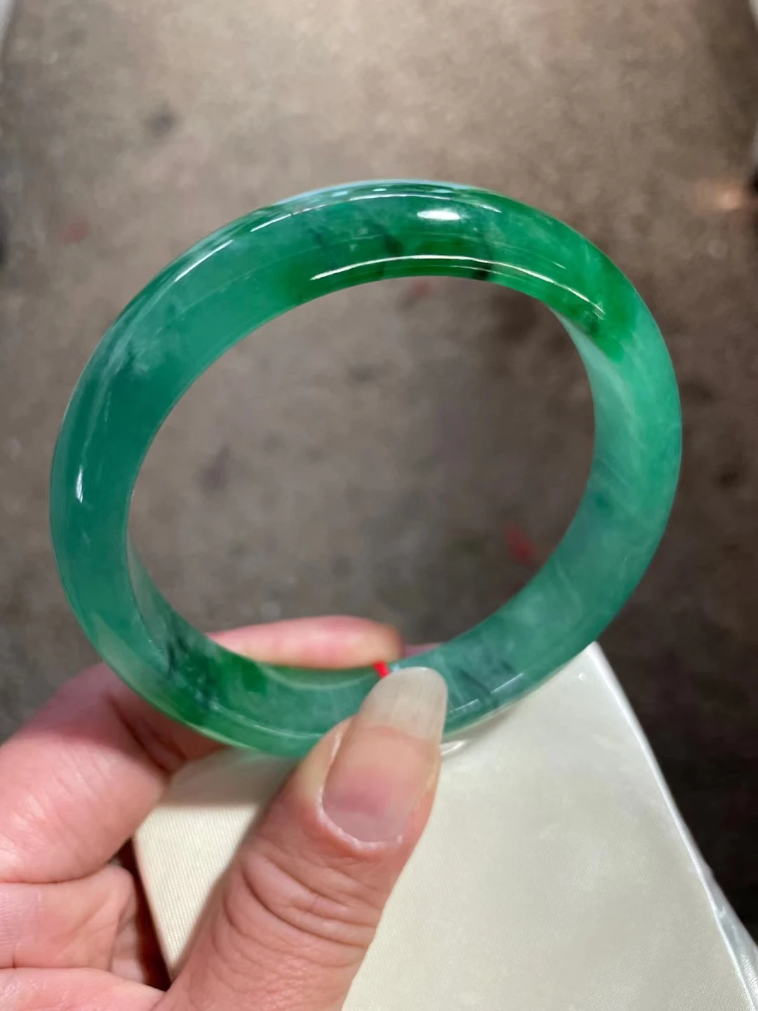 New Natural Burmese Green Jadeite Ice Transparent Exquisite Jade Bracelet Class A Jewelry Accessories Hand Decorations Bangles
