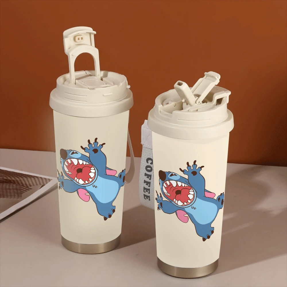 

Lilo Stitch Water Cups 304 Stainless Large Capacity Boys Cartoon Insulated Cups Lilo&stitch Kawaii Cartoon Outdoor Travel Gift