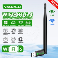 AX900 WiFi6 Bluetooth 5.4 Dual Band 2.4G&5GHz USB Adapter 2 in 1 Wireless Network Wlan Receiver Dongle for Win10/11 Driver Free