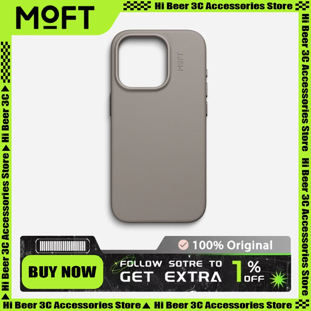 

Moft Leather Phone Case Cover Iphone16 Pro Max Case Magnetic Wireless Charging Iphone16 Plus Case Smartphone Cellphone Case Gift