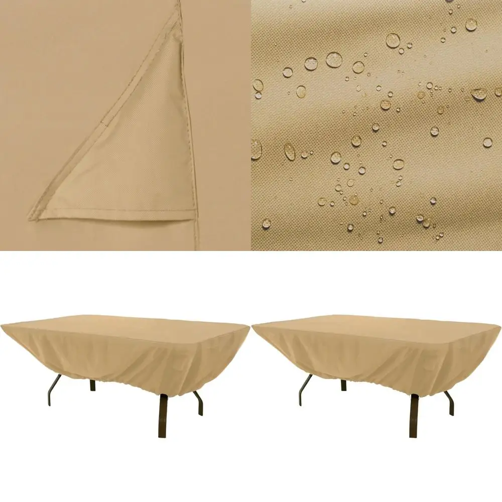 

Водонепроницаемый чехол для садового стола (72 дюйма) для прямоугольных/овальных уличных столов