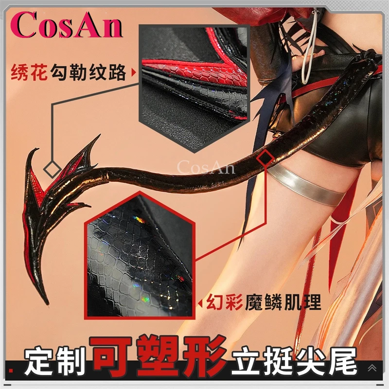 

CosAn Game Arknights W/Wisadel Cosplay Costumes 5th Anniversary Gorgeous Combat Uniforms Halloween Party Role Play Clothing S-L