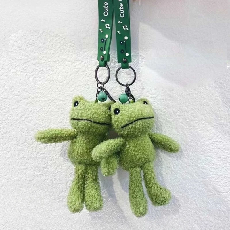 Creative for Frog Toy Plush Keychain Decoration Kindergarten Gift Giveaway Teacher Student Award for Boys Girls