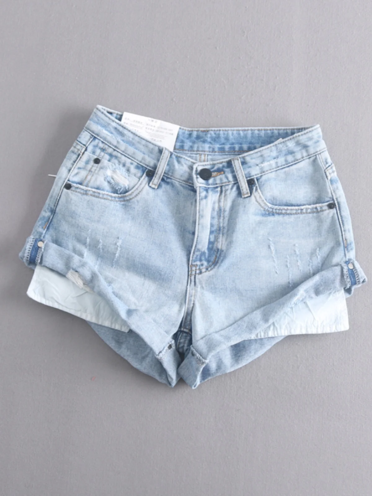 

Новые летние женские рваные сексуальные джинсовые брюки со средней талией и высокой талией, пляжные шорты, модные прямые джинсы orts