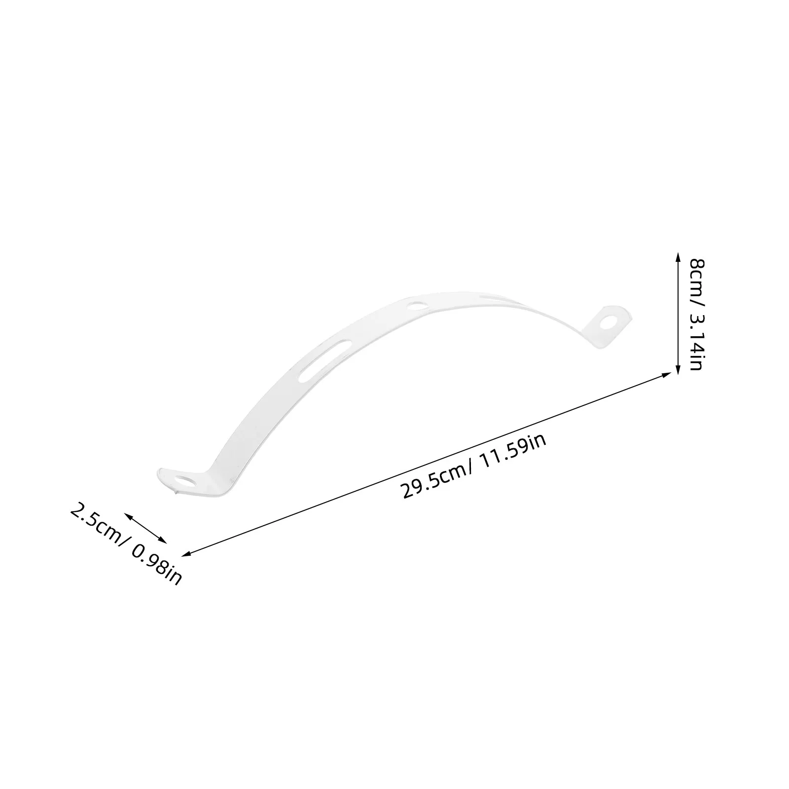 4Pcs Solar Lamp Post Bracket Pole Mounting Extension Arm for Street Light Outdoor Lamp Fixture Mount Stable Windproof Weather
