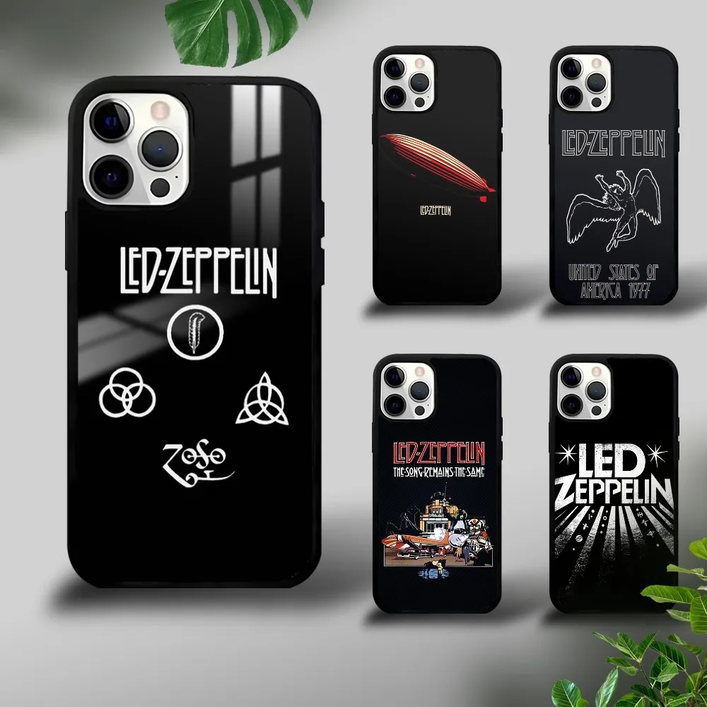 L-Led Band Z-Zeppelin Phone Case For iPhone 16 15 14 13 12 11 Pro Xs Max Mini Plus Celulares Hard Funda