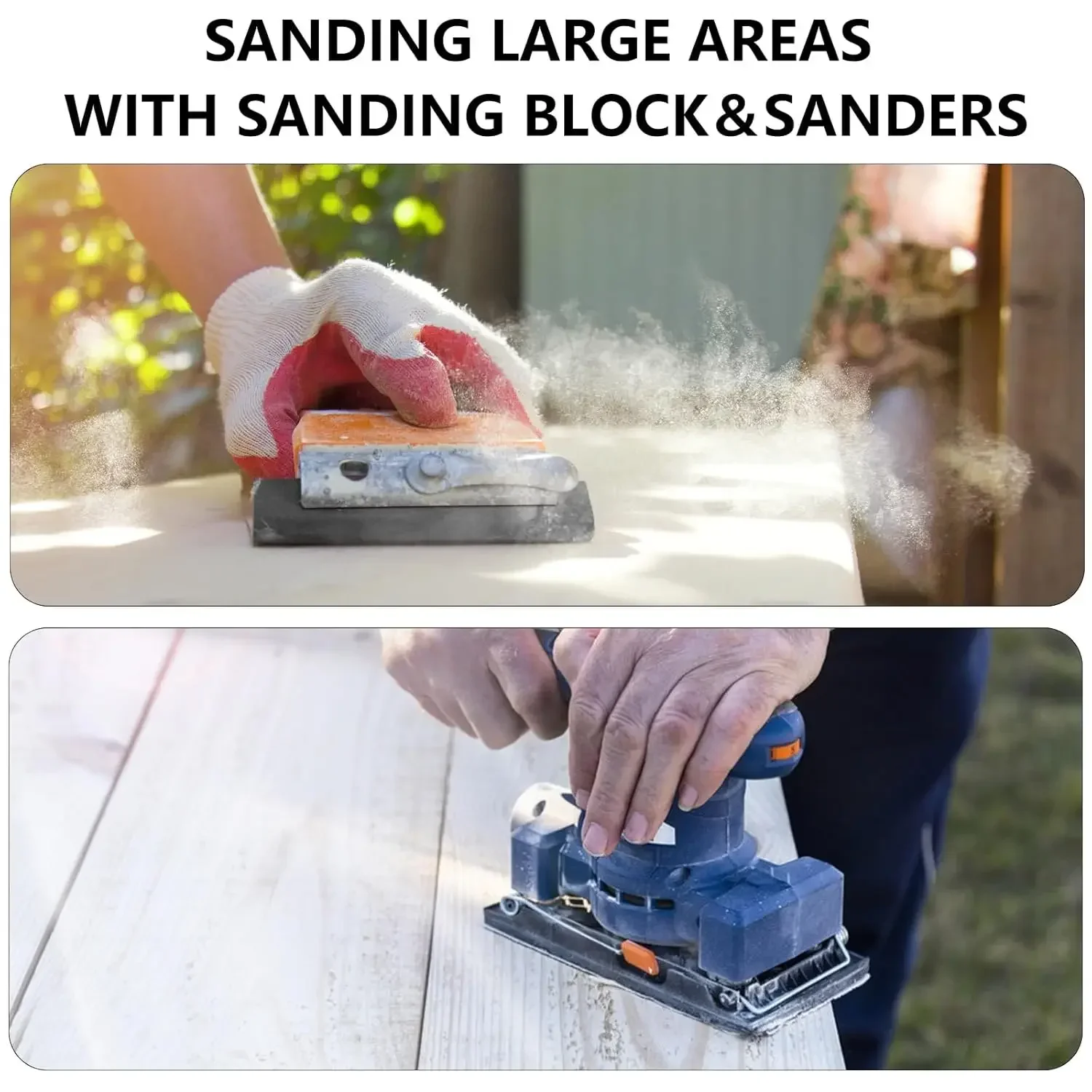 21 Sheets Wet Dry Sandpaper 120/220/400/600/800/1000/2000 Grit, 9x3.6in Hand Sanding Sheets for Wood Metal Automotive - view 5