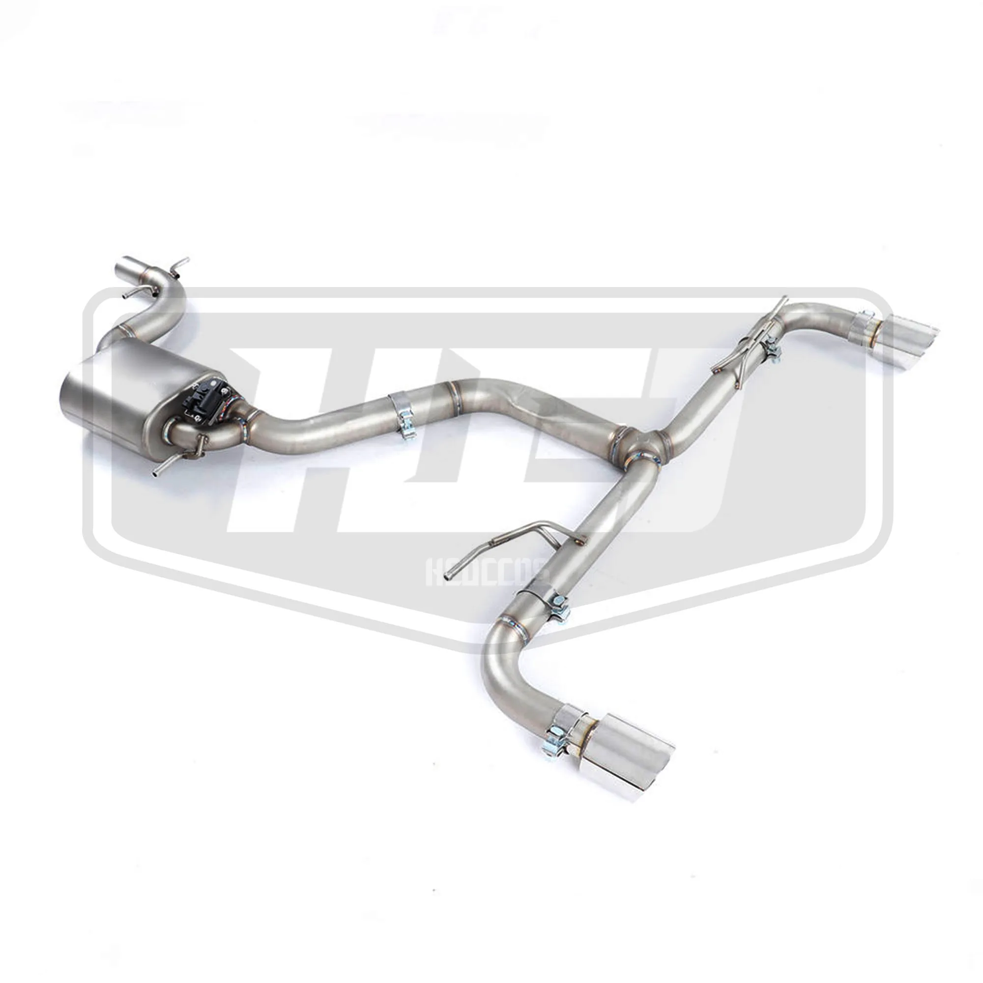 HEO Exhaust system For VW Golf GTI MK6 MK5 2.0T  with valve control stainless steel material