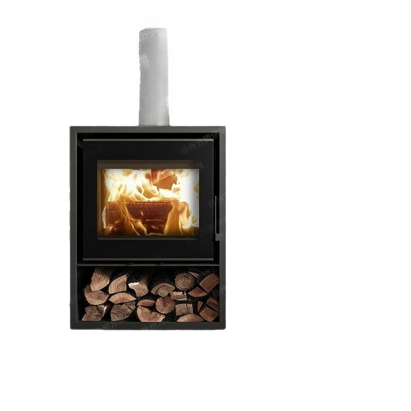 

Household indoor living room European heater villa rural self-built house