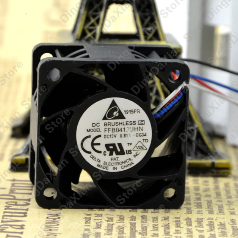 l 1PCS DELTA FFB0412UHN | 12V 0.81A | 4CM | Violent Industrial Chassis Fan