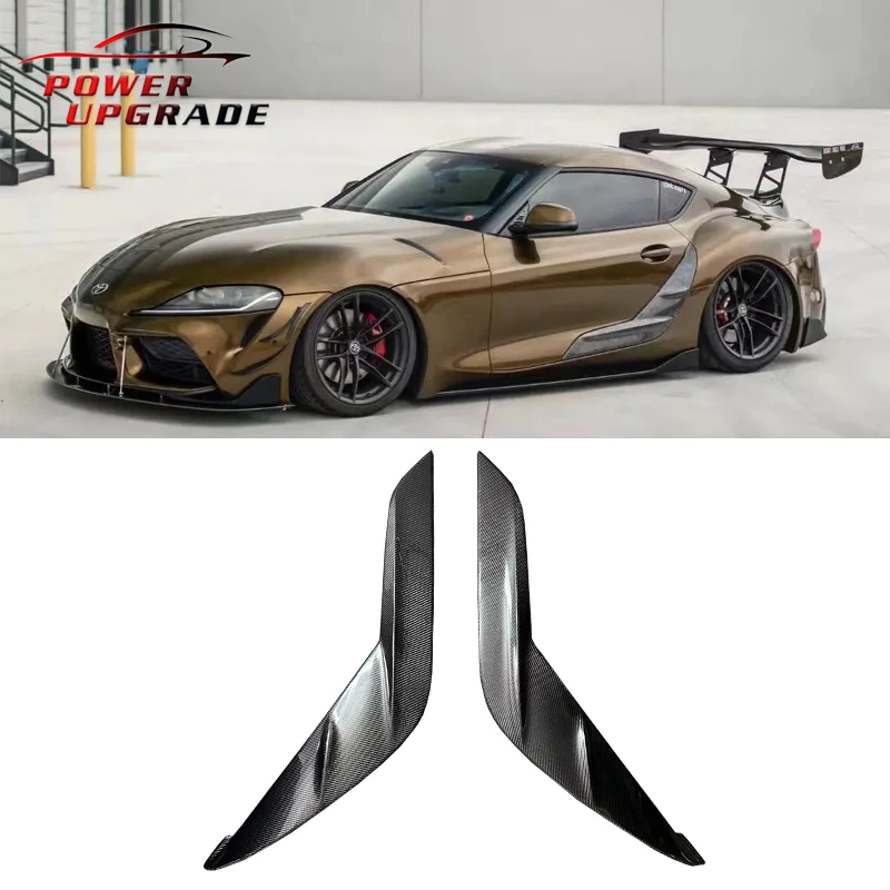 

Carbon Fiber Door Plank Side Fender Vents door canards For Toyota Gr Supra A90 A91 Mk5 Trd Style Body ki