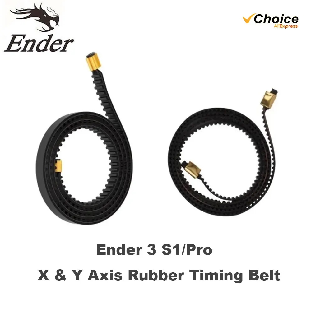 Creality Ender 3 S1 Ender-3 S1 Pro 3D Printer X & Y Axis Rubber Timing Belt Replacement GT2 6mm Original