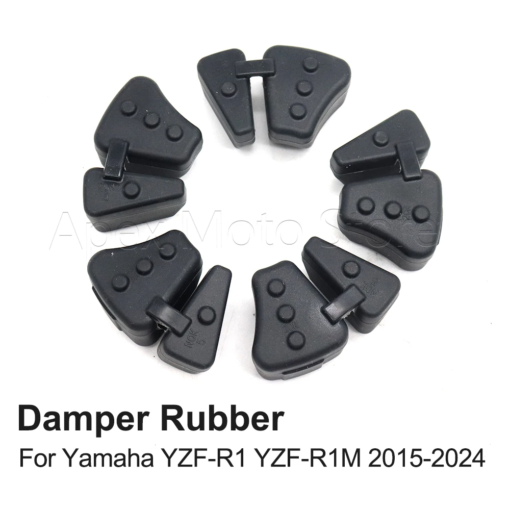 

For Yamaha YZF R1 R1M YZF-R1 YZF-R1M 2015-2024 Motorcycle Rear Wheel Sprocket Hub Damper Rubber Buffer Kit Accessories