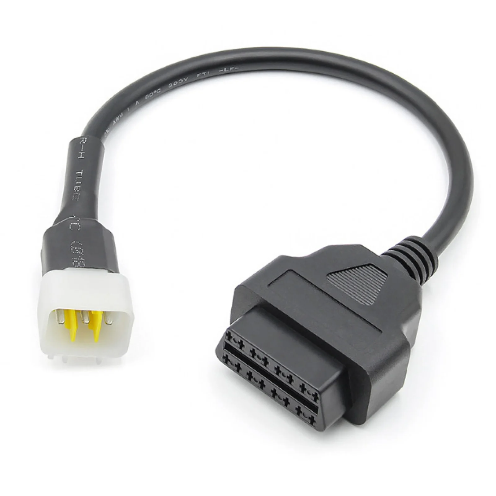 لدلفي دراجة نارية obd2 التشخيص مهائي كابلات الحبل 6 دبوس إلى 16 دبوس ل دلفي obd التشخيص كابل اختبار الخط