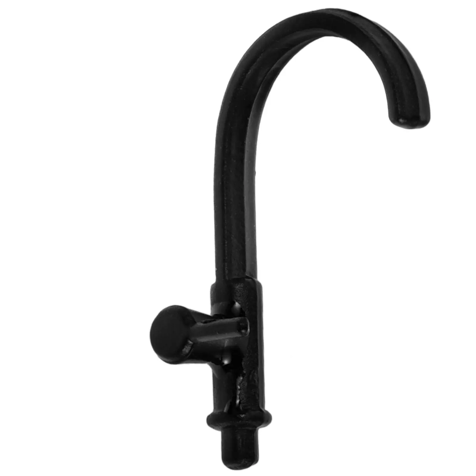 

Black 1:12 Scale Miniature Faucet Realistic Sink Accessory Miniature Bathroom Decor Dollhouse Faucet Micro Water Tap