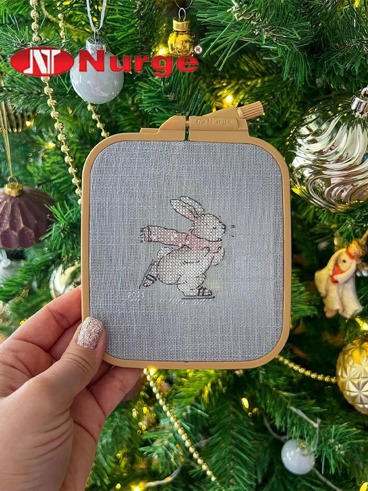 

Nurge Turki квадратный обруч для вышивки крестом рамка с ove вышивкой холст искусство домашняя ткань аксессуары для шитья