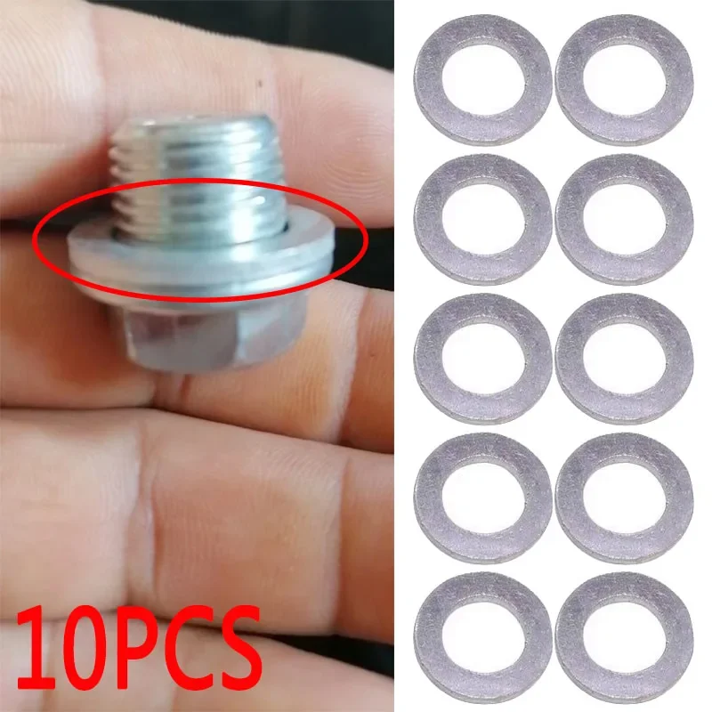 10Pcs New Genuine Engine Oil Drain Plug Gaskets 2151323001 21513 23001 21513-23001OEM For Hyundai/Kia