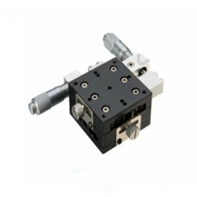 

XY Axis 50X50mm Platform Precision Bearing Linear Stage Left Micrometer