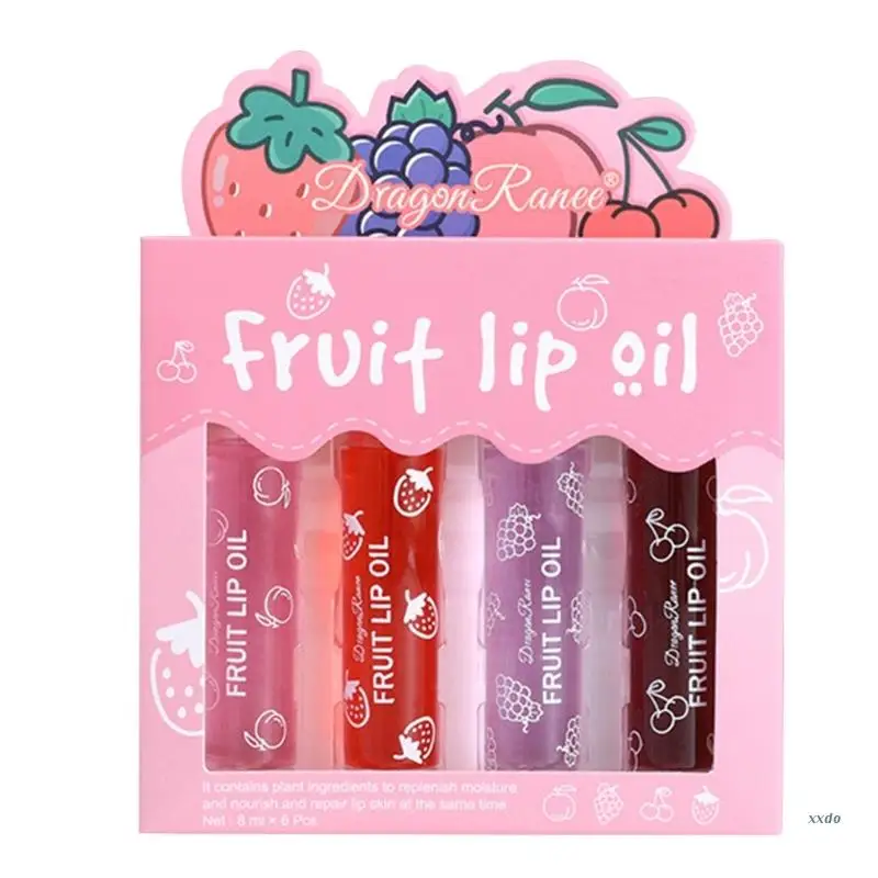 

Hydrating Lipgloss Clear Mirror Moisturizing Lip Balm Fruit Taste Lip Oil Long Lasting Anti-Crack Lip Gloss Lip Oil