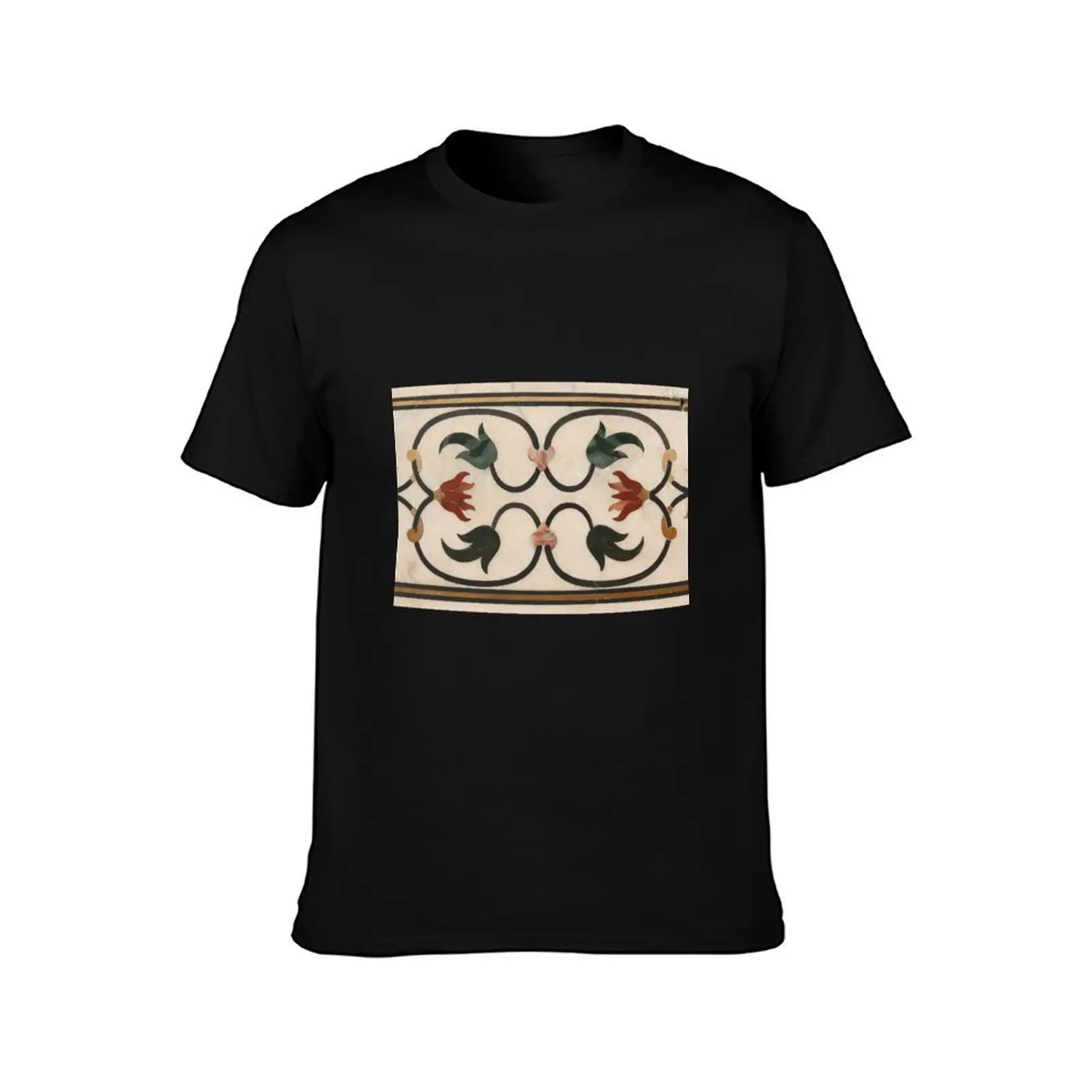 Taj Mahal Marble Inlay T-Shirt Big Size Daily Wear T-Shirt
