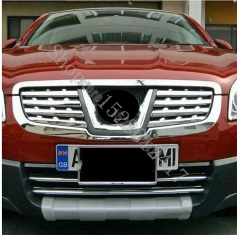 

Хромированная решетка из АБС-пластика, накладка на решетку для Nissan Qashqai j10 2007 2008 2009 2010 2011 2012 2013 14 2015 Стайлинг автомобиля