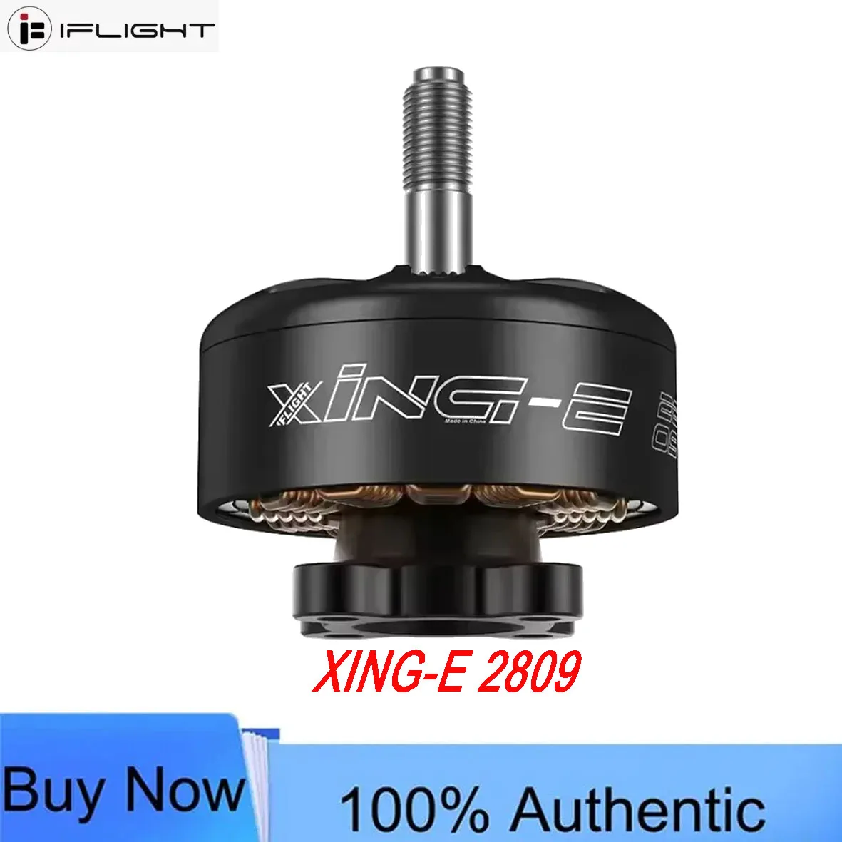 IFlight XING-E 2809 1250KV 800KV 4-6S Cinelifter Motor, 5mm Steel Shaft for Heavy Lift Professional FPV Drone and Aerial Filming