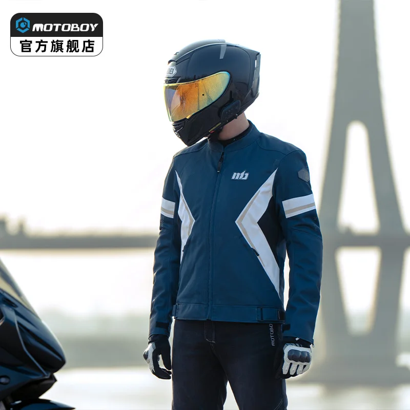 

Breathable Motorcycle Jacket Men Reflective Motorbike Riding Jacket Windproof Anti Fall Motocross Riding Jacket Summer