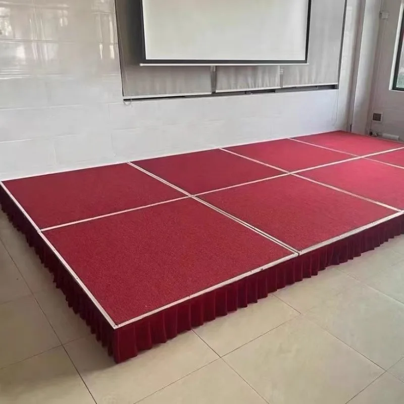 

Quick-loading stage shelves, wedding folding mobile T-platform, school activities, performances, lifting Rhea stage assembly