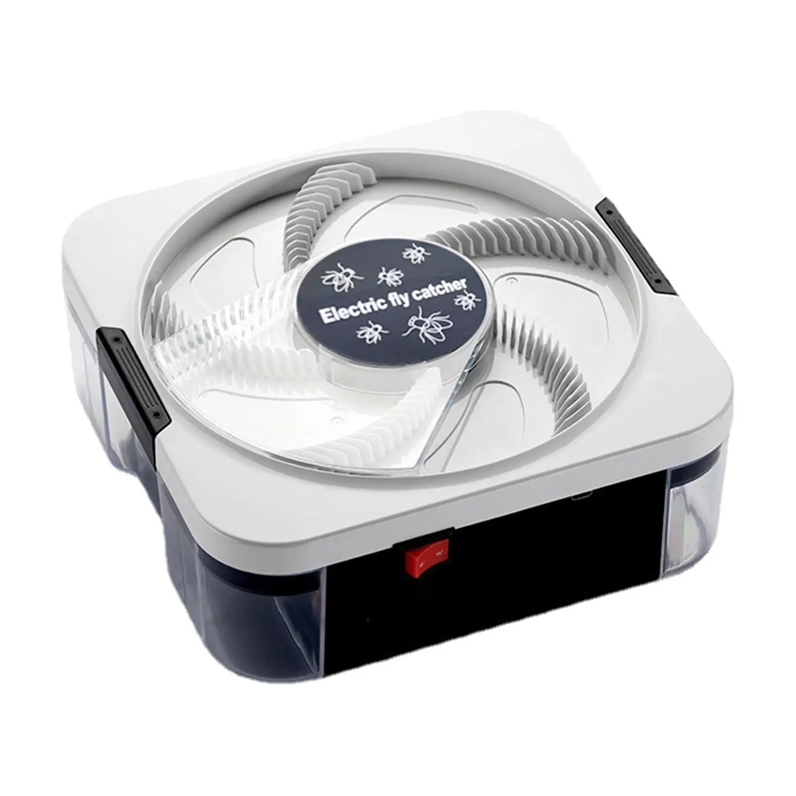 Automatic Rotating Fly Catcher Portable Electric Exterminator Device Easy Clean for Hotel Use