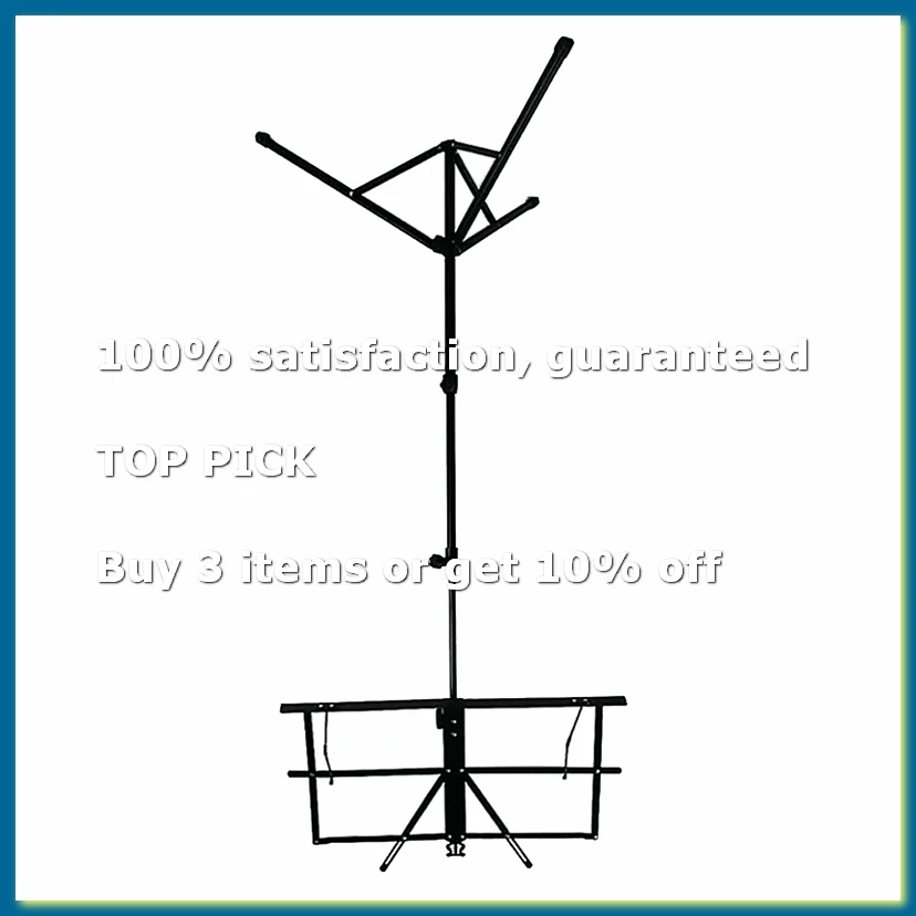 ●Portable Music Stand 2 in 1 Dual Use Folding Sheet Music Stand Desktop Book Stand Music Guitar Parts Accessorie