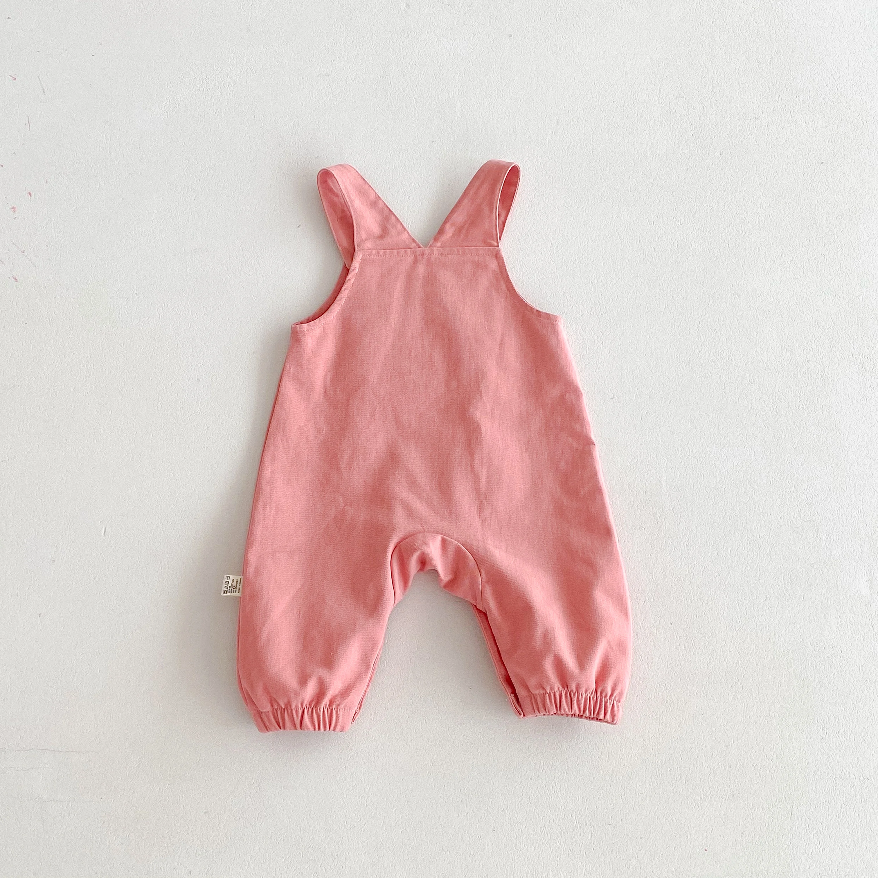 Infant Matching Clothes with Cute Little Rabbit Suspenders Pants for Girls, Korean-Style Suspenders Baby Outfit