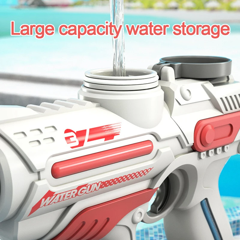 Electric Automatic Water Gun Children High-pressure Outdoor Beach Large-capacity Swimming Pool Summer Toy for Children Boy Gifts