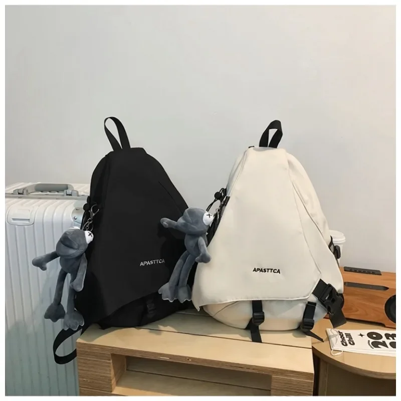 Solid Nylon Casual Crossbody Bags Simple Versatile Large Capacity Popularity Shoulder Unisex Bags 2024 Fashion Couple Style