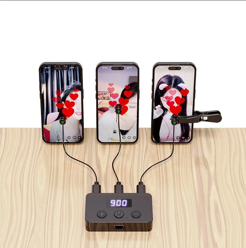 

Phone Screen Auto Clicker Device Simulation Finger Click Continuous Auto Point Device for Games Live Broadcasts Likes Reward