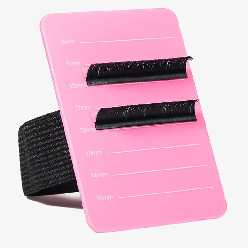 الاكريليك رمش تمديد المنظم البليت كاذبة لاش حامل بلاط لوحة رمش حامل مع حزام الكسب غير المشروع لاش مقياس أدوات #5