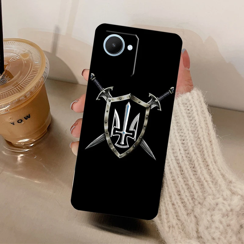 Ukraine Flag For Realme C55 C33 C31 C30 C35 C25Y C21Y C11 C15 8 9 10 Pro Plus GT Neo 2 3 5 2T 3T Case