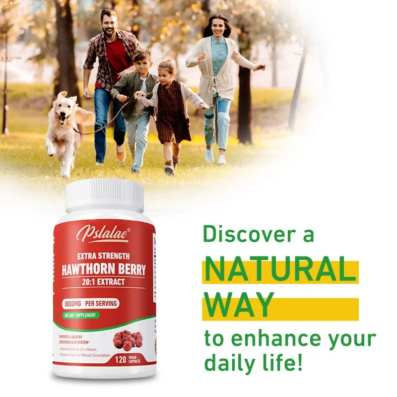 Hawthorn Berry - Digestive and Heart Health Supplement, Promotes Blood Circulation