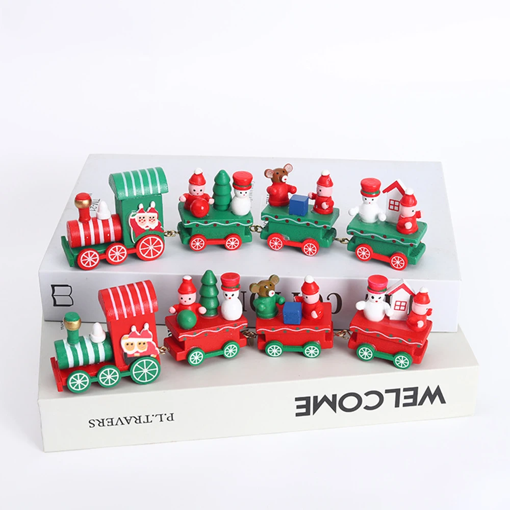 2024 Christmas Train Merry Christmas Decorations For Home 2023 Cristmas Ornament Xmas Navidad Noel Gifts Happy New Year