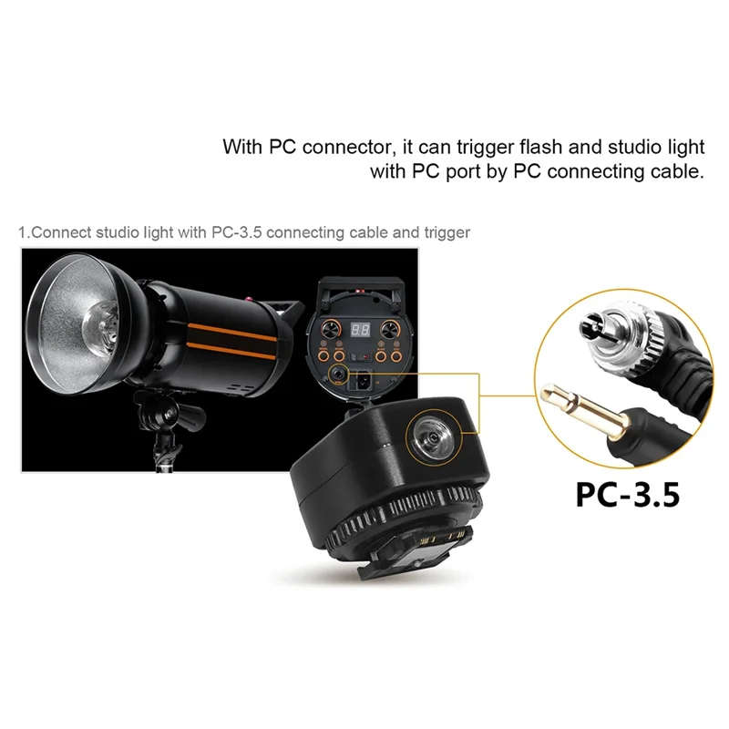 【USB-C Cable】For Sony Mi For Sony DSLR SLR As ADP-MAA TF-335 Universal Convert To Digital Camera Flash Speedlite Hot Shoe Adapte