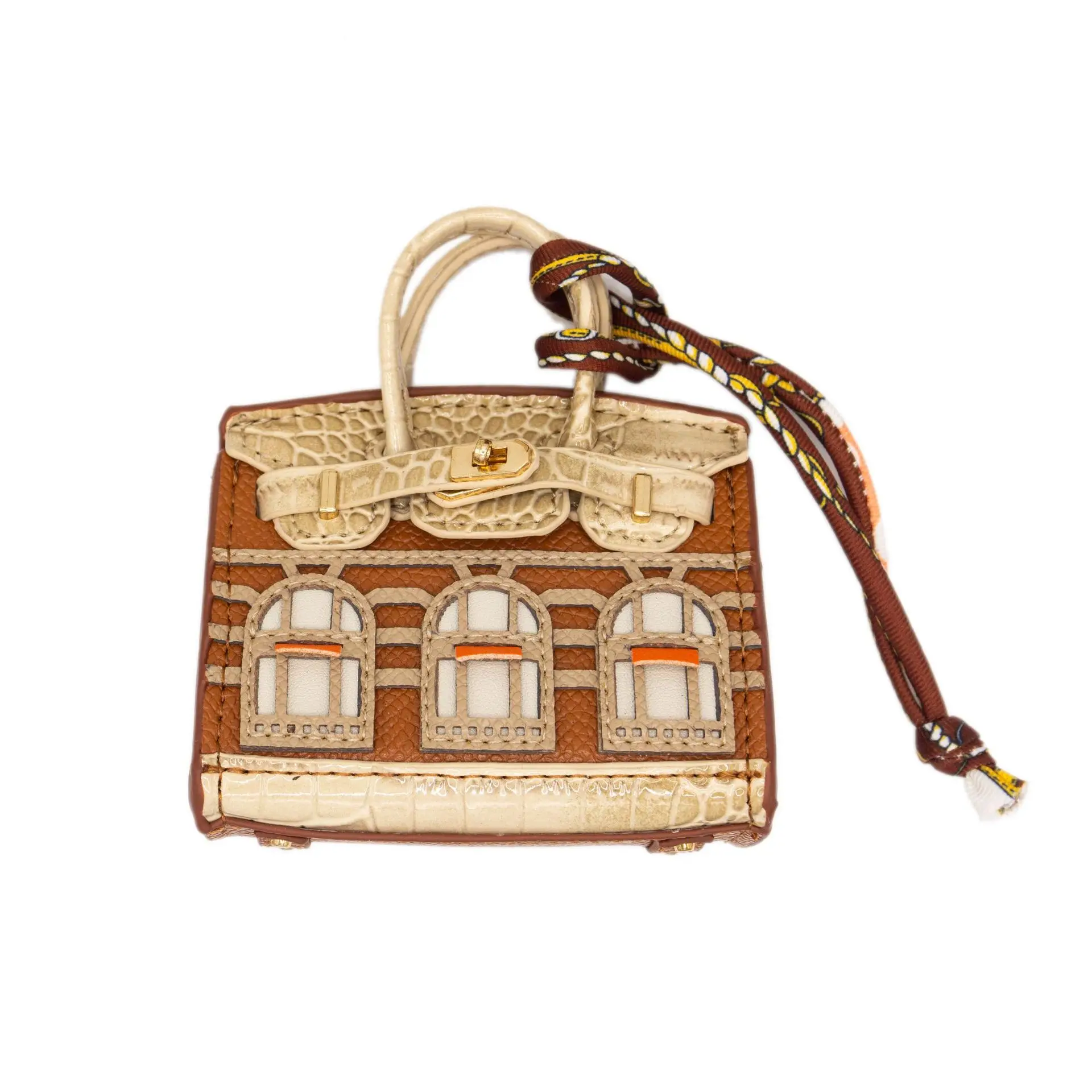 حقيبة منزلية نافذة صغيرة حقيبة بلاتينية حقيبة صغيرة قلادة فتاة زوج قلادة لطيف #5