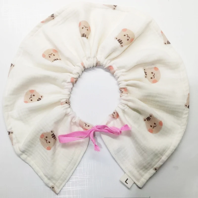 Newborn 360 ° Gauze 100% Cotton Baby Bib Towel Reuse Cartoon Fruit Animal Bear Shawl Class A Pure Cotton Bib For Children Gifts