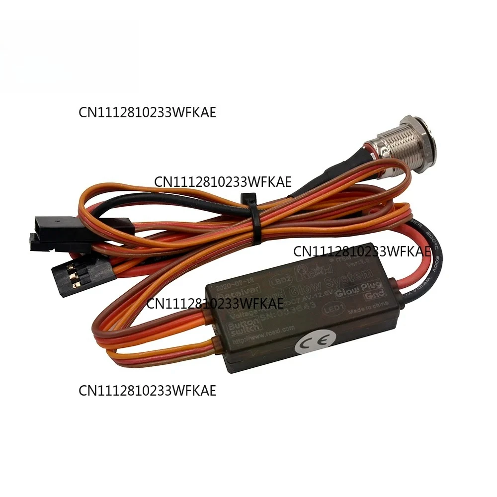 RCEXL Ver2.1 Universal On Board Glow System Methanol Engine Ignition with LED Indicator For  OS YS SAITO HSP RC Model Accessory