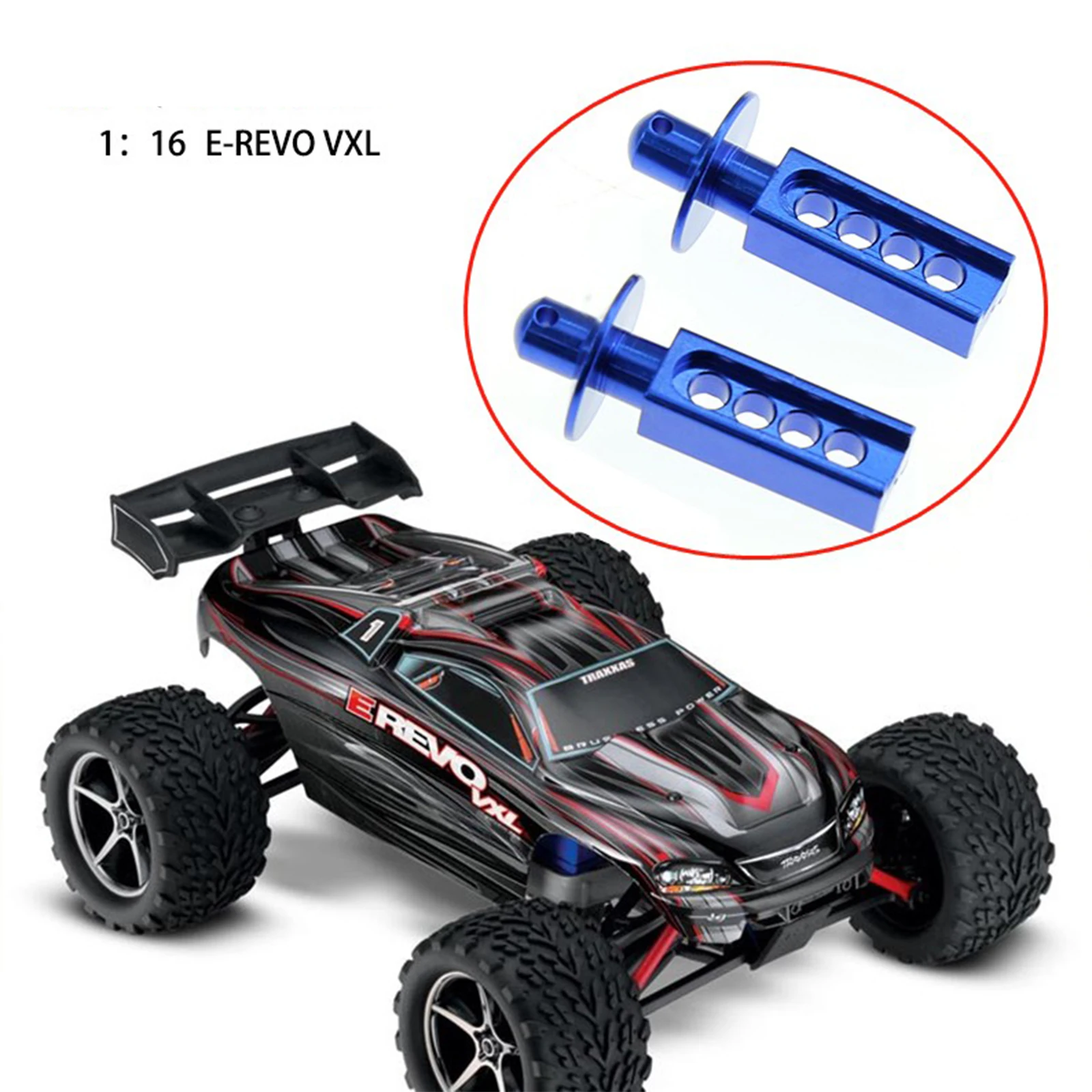 RC Car Front Shell Fixing Column for 1/16 Mini E-Revo Mini Slash Aluminum Alloy Body Post Simulation Model Car Parts