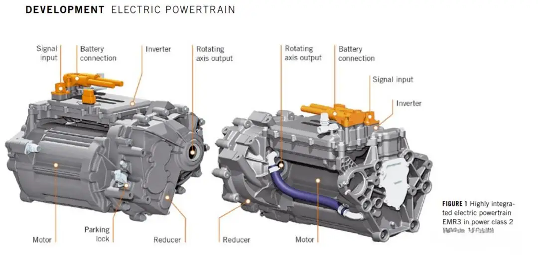 Motor síncrono de imán permanente de accionamiento frontal para piezas EV BYD Qin PLUS