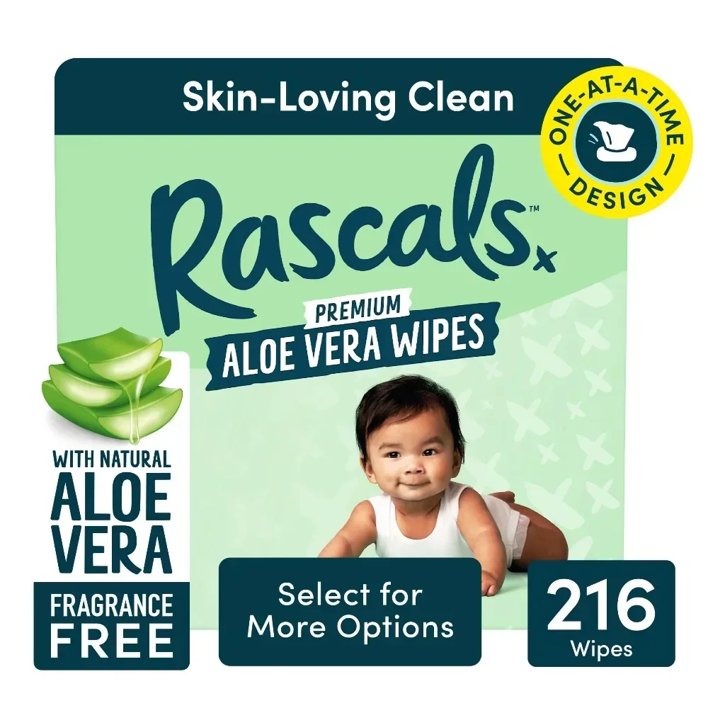 Premium Aloe Vera Wipes, 216 Count, Gentle Cleansing, Moisturizing, Alcohol Free, Hypoallergenic, Soft, Thick, Disposable, Portable, Daily Use, Face and Body Wipes, Travel Size, Refreshing, Smooth, Nourishing, Natural,