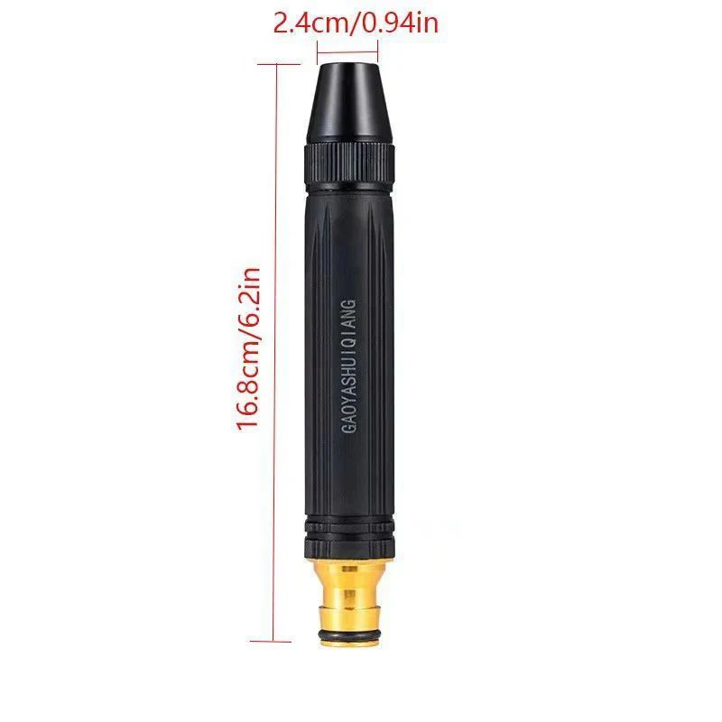 High Pressure Washing Water Gun Adjustable Nipple Type Portable Direct Spray Car Wash Nozzle Home Garden Shower Water Gun Tools