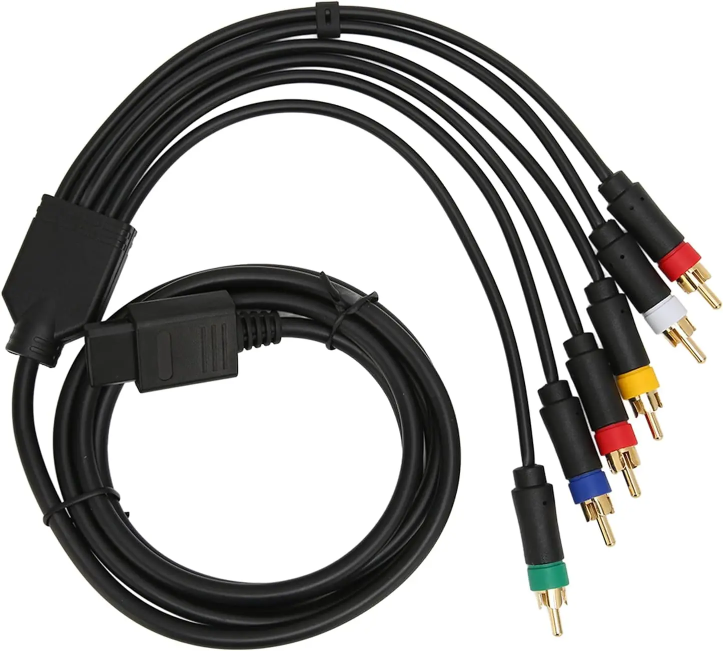 Flexibility RGB RGBS Composite Cable Cord with 4 BNC Heads for NGC N64 SFC SNES