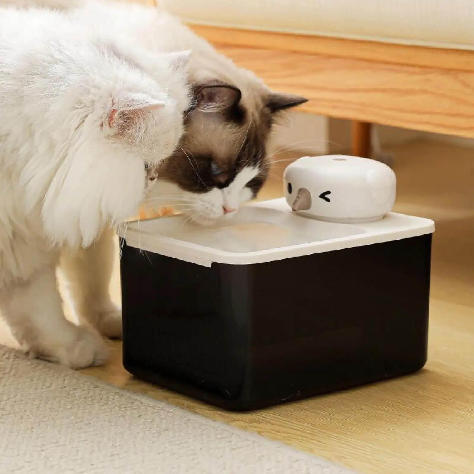 

Pet Water Fountain for Indoor Cats Drinking Bowl for Kitty Puppy Travel