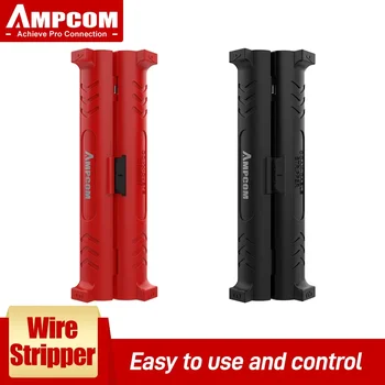 AMPCOM เครื่องปอกสายไฟฟ้า, เครื่องตัดสายไฟเครื่องมือตัดสายเคเบิลเครื่องมือตัดลวดโคแอกเซียลแบบหมุน