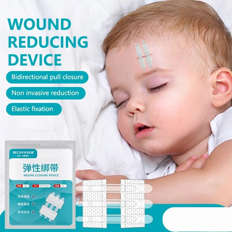 

1pc Zipper Band-aid Painless Wound Closure Device Suture-free Wound Dressing Patches Zip Suture Reducer Band Aid Outdoor Portabl